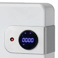 HOMCOM Termoventilatore Ceramico da Parete 2000W Controllo App 3 Modalità con Termostato, Timer, Telecomando, Bianco(m-12)