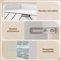 HOMCOM Zapatero Estrecho con 4 Cajones Abatibles y Divisores Ajustables para 8-16 Pares Blanco(m-7)
