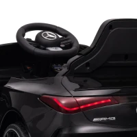 AIYAPLAY Macchina Elettrica per Bambini 12V Mercedes-AMG, Auto Elettrica per Bambini, 2 Motori, Telecomando, Nero(m-10)