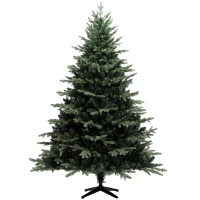 HOMCOM 7ft Artificial Spruce Christmas Tree - Green(m-1)