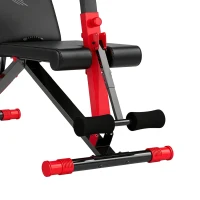 SPORTNOW Panca Pesi Regolabile per Home Gym, Pieghevole 300 kg, Inclinata/Declinata/Piana, 6 Posizioni Schienale(m-11)