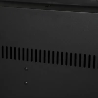 HOMCOM Camino Elettrico da Terra/Incasso con Cornice per TV 38'', 1800W, Effetto Fiamma 3D, Funzione Memory, Bianco(m-12)