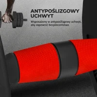 HOMCOM 2 in 1 dumbbell set 25 kg verstelbare dumbbell & barbell professionele dumbbell krachttraining en gewichtheffen voor fitness thuis(m-5)