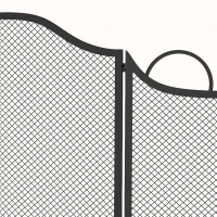 HOMCOM Parascintille Camino Pieghevole a 3 Pannelli, in Metallo Verniciato, Pronto all'Uso, 122x1x74 cm, Nero(m-12)