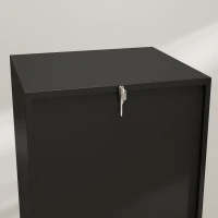 HOMCOM Credenza Cucina Alta Slim 180 cm, Mobile Dispensa a 5 Ripiani con Anta Soft Close, Antiribaltamento, Nero(m-11)