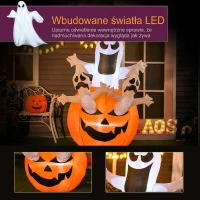 HOMCOM DMUCHANA DYNIA DUCHY HALLOWEEN(m-4)