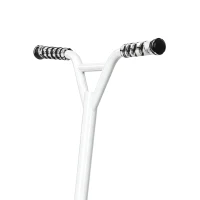 SPORTNOW Scooter Acrobático para Trucos con Plataforma de Aluminio Rodamientos ABEC-7 Ruedas 100 mm Manillar 360° Blanco(m-12)