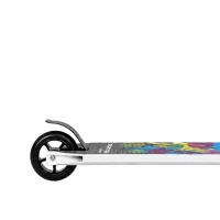 SPORTNOW Scooter Acrobático para Trucos con Plataforma de Aluminio Rodamientos ABEC-7 Ruedas 100 mm Manillar 360° Blanco(m-15)