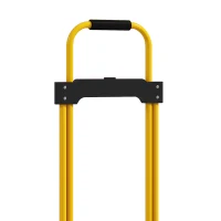 HOMCOM Carrello Portapacchi con Maniglia Telescopica, Carrello Pieghevole, Portata 60kg, Telaio Acciaio(m-10)