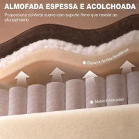 HOMCOM Cadeirão Relax Reclinável Elétrico Elevatório para Idosos com Massagem, Calor e Porta-copos Castanho Escuro(m-6)