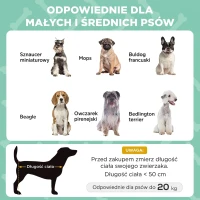 Podwyższone legowisko dla psa z daszkiem, na zewnątrz(m-4)