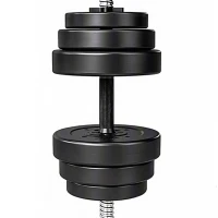 SPORTNOW Set Manubri Regolabili 3 in 1 da 50kg, Set Pesi Palestra con Manubri, Bilanciere Dritto e Barra EZ, Nero(m-11)