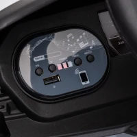 AIYAPLAY Macchina Elettrica per Bambini 12V Audi A5L con Telecomando, Batteria al Litio, 2 Motori, Telecomando, Bianco(m-12)