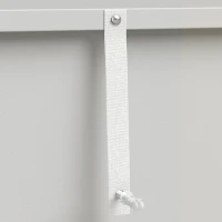 HOMCOM Aparador com 2 Portas e 3 Gavetas, Móvel de TV até 55 Polegadas, 120x35x74,5 cm, Branco e Carvalho(m-15)