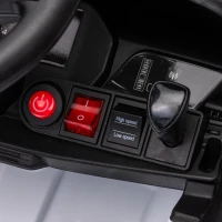 AIYAPLAY Macchina Elettrica per Bambini 12V Audi A5L con Telecomando, Batteria al Litio, 2 Motori, Telecomando, Bianco(m-13)