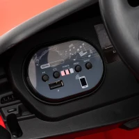 AIYAPLAY Macchina Elettrica per Bambini 12V Audi A5L con Telecomando, Batteria al Litio, 2 Motori, Telecomando, Rosso(m-13)