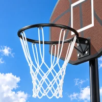 AIYAPLAY Basketballkorb Kinder 172,5-199 cm Höhenverstellbar Basketballständer mit 67 x 45 cm Rückwand Dreibein-Stütze(m-9)