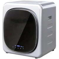 HOMCOM Uscător de Rufe cu Capacitate de 2.5kg, cu Temporizator, Încărcare Frontală, Argintiu(m-13)