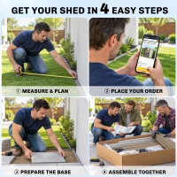 Outsunny 5ft x 3ft Metal Garden Storage Shed, Outdoor Tool Shed with Sloped Roof, Lockable Door for Tools, Equipment, Light Grey(m-7)