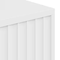HOMCOM Mobile TV Sospeso, Mobile Porta TV Fino a 65" con Ripiano Regolabile, Luci LED RGB, Prese di Corrente, Bianco(m-10)