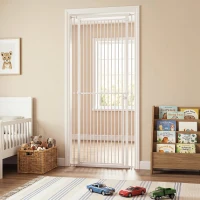PawHut Barrière de Sécurité Chat Barrière Chien Extra-Haute 112-200cm Réglable Anti-Saut Double Sens Acier 70x200 cm Blanc(m-2)