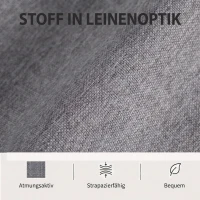 HOMCOM Elektryczny fotel relaksacyjny z funkcją wstawania i leżenia Fotel masujący z pilotem Ciemnoszary(m-7)