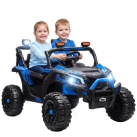 AIYAPLAY Kinder Elektroauto 24V 2 Sitzer Kinderauto UTV mit Lithium-Akku 2,4 GHz Fernbedienung 2 x 120W Motoren Softstart(m-12)