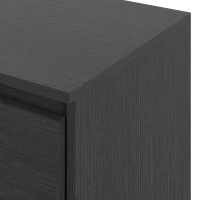 HOMCOM Cómoda Dormitorio Adulto, Cajonera 6 Cajones, Cómoda para Ropa, Mueble de Almacenamiento Contemporáneo para Salón, Negro(m-5)