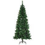 HOMCOM kerstboom met metalen standaard 631 takpunten groen Ø 81 x 210 h cm