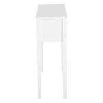 HOMCOM consoletafel bijzettafel decoratieve tafel consoletafel met lade MDF wit