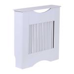 HOMCOM, Radiatorbekleding, radiatorombouw, MDF wit