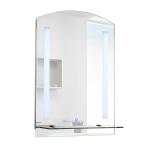 HOMCOM LED-spiegelkast lichtspiegel badspiegel badkamerkast badkamerspiegel wandspiegel 15 W (model 4)