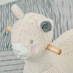 HOMCOM hobbelpaard voor kinderen baby schommeldier paard voor 36-72 maanden roze(c-6)