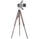 HOMCOM vloerlamp in hoogte verstelbare driepoot staande lamp leeslamp stalamp E14