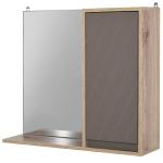 HOMCOM spiegelkast hangkast wandkast badkamerkast multifunctionele kast