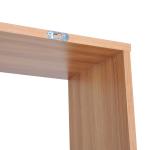 HOMCOM boekenplank wandstelling scheidingswand met 6 vakken vrijstaande stelling archiefplank 3 kleuren