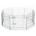 PawHut ren puppy-uitloop box puppyraster 8-delig | Aosom.de