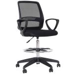 Vinsetto® staand hulpstuk met rugleuning in hoogte en hoek verstelbaar 360° metaal 59,5 × 60 × 102,5–126 cm | Aosom.nl
