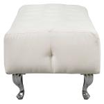 Zitbank schoenbank zitkist bedbank 2-in-1 verhoogde poten fluweel donkerblauw(c-7)
