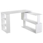HOMCOM computertafel hoekcombinatie hoekschrijftafel kantoortafel kastje werktafel