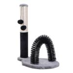 PawHut Kattenkrabboom krabboom krabpaal krabspeelgoed met ballen massageboog