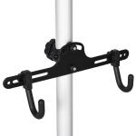 HOMCOM Fietsdrager fietsenrek voor 2 fietsen fietsdrager aluminium legering zilver