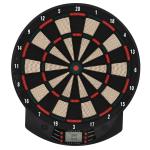 HOMCOM Elektronische dartschijf dartbord dartset met 6 darts 8 spelers