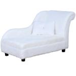 luxe hondenbank hondensofa kunstleer kattenbank hondenmand huisdier roze(c-18)