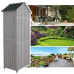 Tuinhuisje met planken gereedschapsschuur gereedschapsschuur shingledak venster hout(c-4)