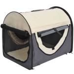 PawHut hondenbox inklapbare hondentransportbox dier 2 kleuren 5 maten(c-11)