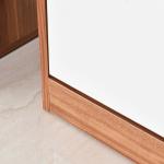 Grenenhout schoenenrek schoenenrek met 4 planken plank voor schoenenlaarzen wit(c-2)