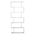 HOMCOM boekenplank wandstelling scheidingswand met 6 vakken vrijstaande stelling archiefplank 3 kleuren