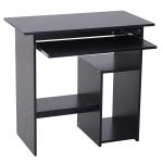 Computertafel bureau werkstation flexibel MDF staal zwart/wit(c-8)