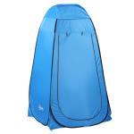Outsunny Pop-up toilettent, mobiele camping douchetent, omkleedtent met binnentas, douchecabine, omkleedcabine, waterdicht, polyester blauw 120 x 120 x 190 cm toilettent douchetent binnentas | Aosom.de